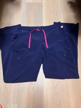 smitten Navy Jeggings with Pink Drawcord